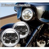 Dot Ece Emarked 7 Inch Headlights Harley Electra Glides Road Kings Street Glides